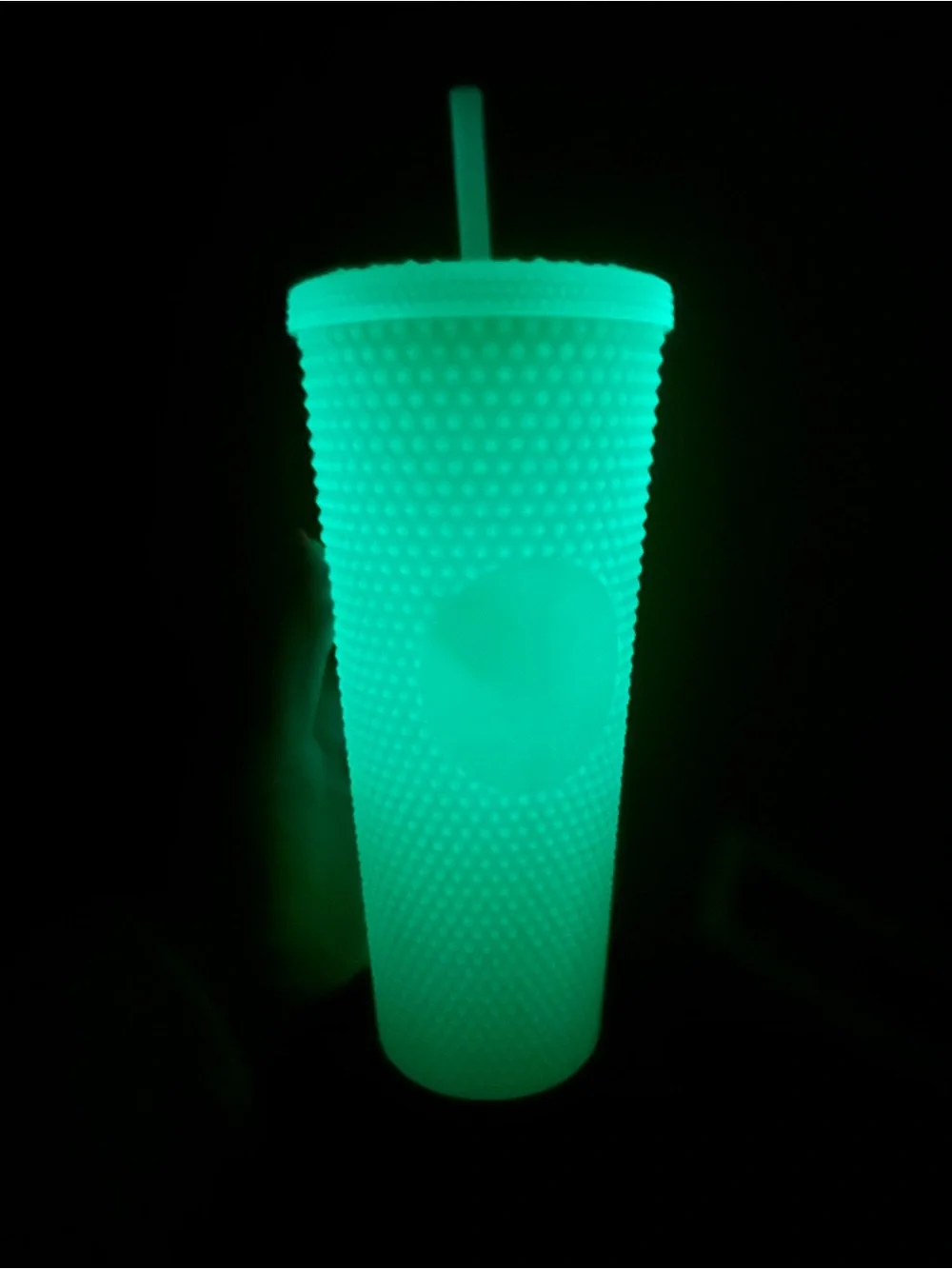 Starbucks Halloween Lemongrass Studded Cup Glow In Dark Venti Cold Tumbler 24oz